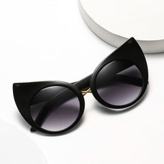 Women's Retro Cat Eye Sunglasses Large Rim Sunglasses