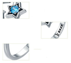 Korean Style Sterling Silver Airplane Ring