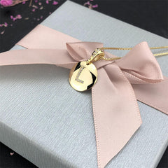 Letter Necklace Glossy Diamond 26 English Letter Necklace