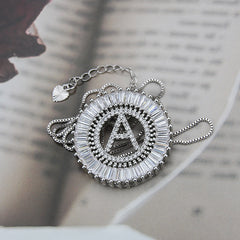 Classic A-Z Initials Letter Name Pendant Necklace