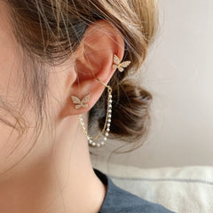 New Temperament Alloy Earring Set Combination