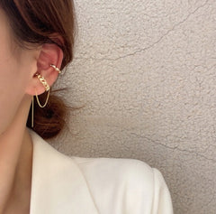 New Temperament Alloy Earring Set Combination