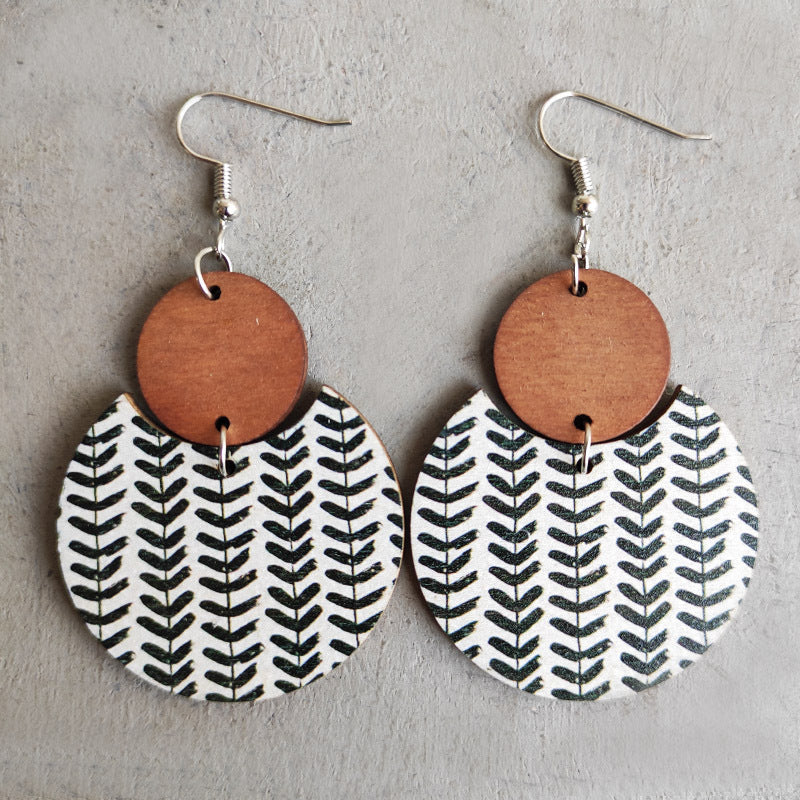 Bohemian Earring Floral Print Earrings