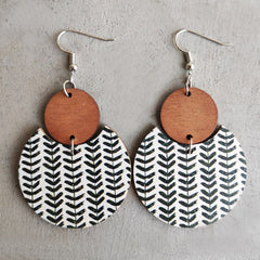 Bohemian Earring Floral Print Earrings