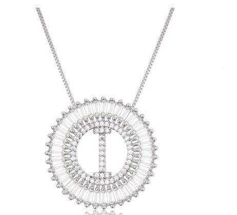 Classic A-Z Initials Letter Name Pendant Necklace