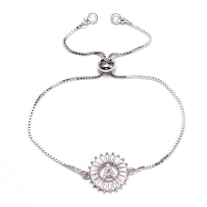 Twenty-six letter chain bracelet