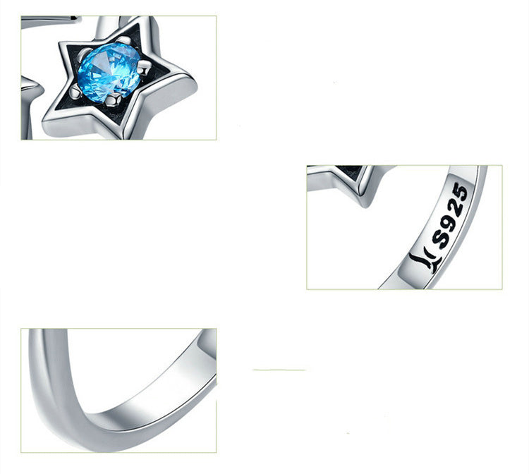 Korean Style Sterling Silver Airplane Ring