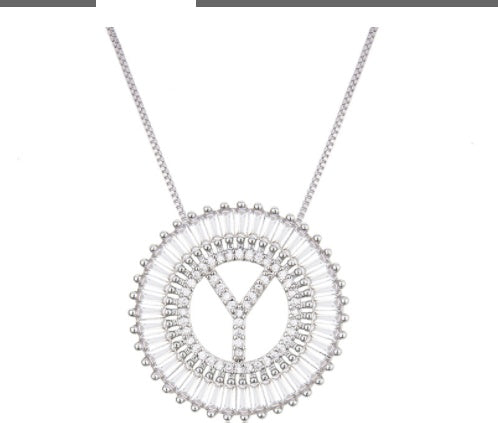 Classic A-Z Initials Letter Name Pendant Necklace