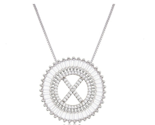 Classic A-Z Initials Letter Name Pendant Necklace