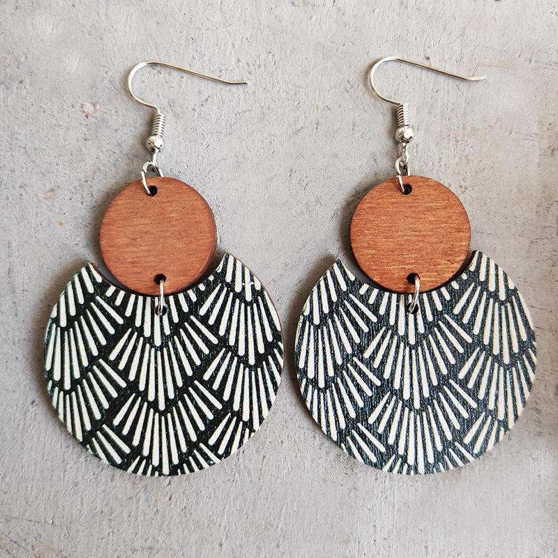Bohemian Earring Floral Print Earrings