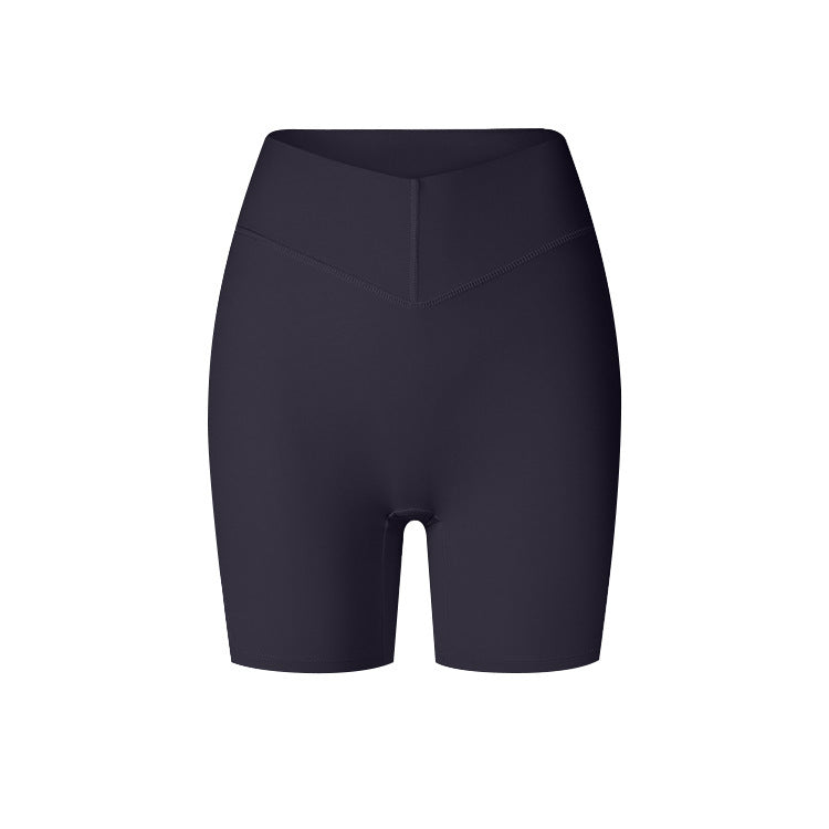 Autumn And Winter Sports Shorts Peach Hip High Elastic Shaping